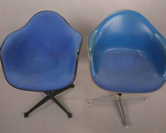 2X Herman Miller fiberglass swivel chairs (#2)