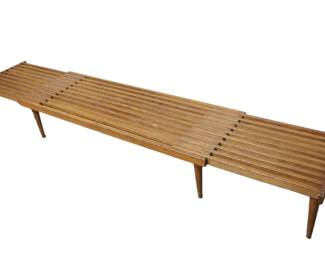 MCM Extension Slat Bench
