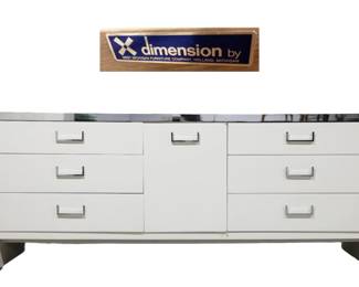 Dimension by West Michigan Furniture Co. Mid-Century long dresser