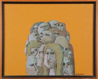 Jorge Alvaro painting