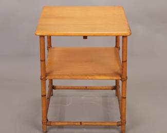 Heywood-Wakefield Bamboo double shelf