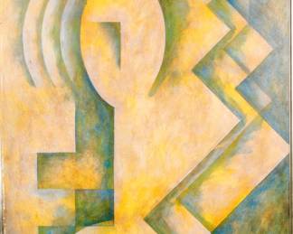 Joe Breeden Art Deco style painting