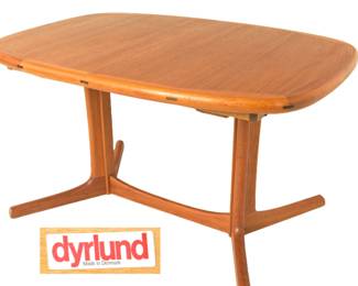 Dyrlund Teak Extension Dining Table