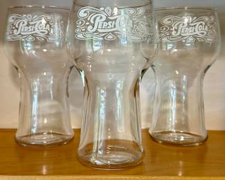 1970’s est. Pepsi glasses