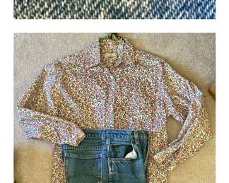 Vintage Chic Shirt & Jeans