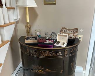 Asian Demi Lune Cabinet