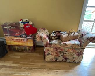 Trains, Bench,, Wine Caddy's