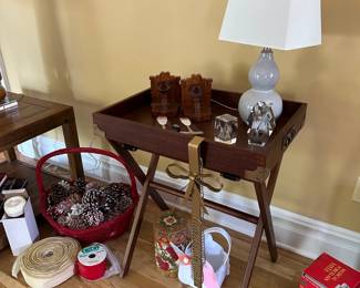 Holiday, Lamp, Butler's Tray Table