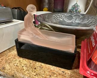 Pink Glass Nude w/ Light Box