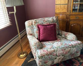 Beautiful Ethan Allen Chair, Floor Lamp