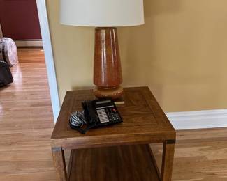 Side Table, Lamp