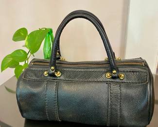 Vintage leather medicine bag purse