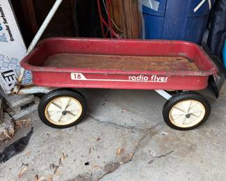 Vintage Radio Flyer Red Wagon 