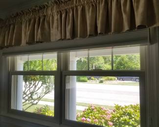 Window valances & shades