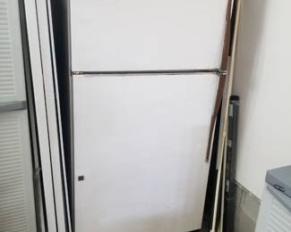 Garage fridge, conveniently located in the garage
