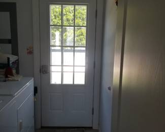 Entry door - interior view