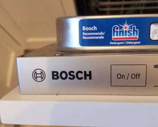 BOSCH dishwasher with stainless steel interior
