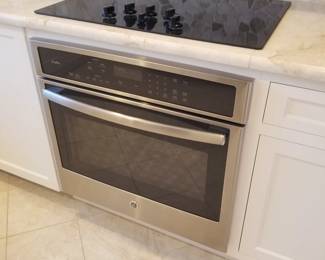 GE Profile range & cooktop