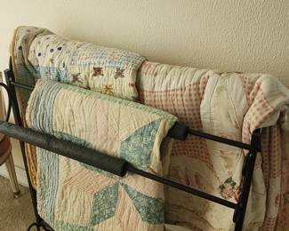 More vintage hand-quilted quilts