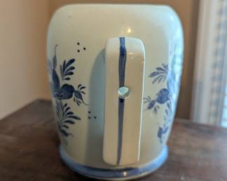 R36 - $10. Delft Style Candle Holder. Can be mounted on wall.
