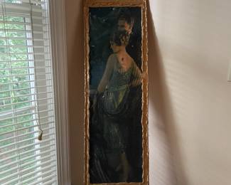 R124 - $25. Art Deco Wall Hanging.