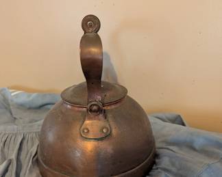 R31 - $20. Antique Tagus R.52 Copper Kettle.
