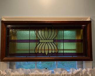 R99 - $95. Stained Glass Panel in very good condition!