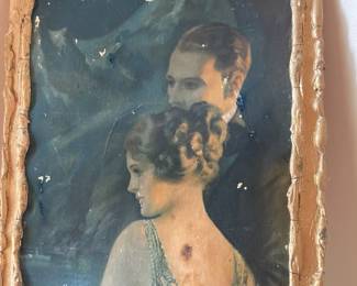 R124 - $25. Art Deco Wall Hanging.