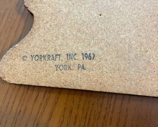 R144 - $65. Shaving Parlor Cupping & Leeching Sign by Yorkraft 1967.