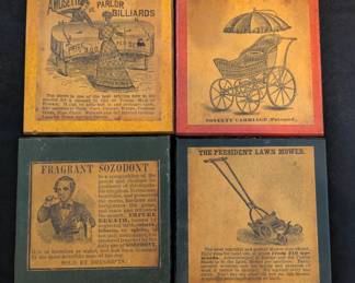 R46 - $15. Set of four Advertisement Boards.