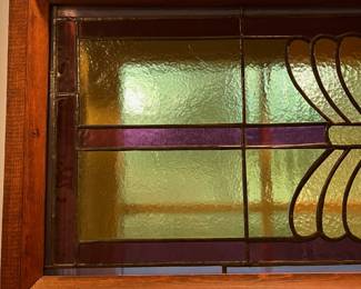 R99 - $95. Stained Glass Panel in very good condition!