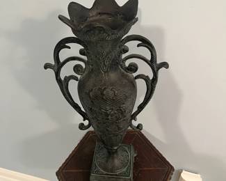 R53 - $25. Decorative Metal Urn.