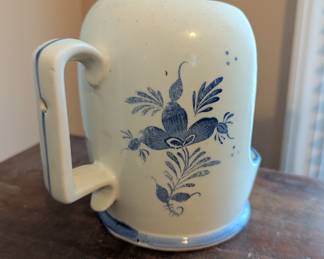 R36 - $10. Delft Style Candle Holder. Can be mounted on wall.