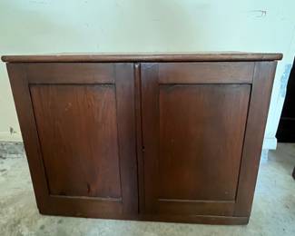 R71 - $65. Wooden Letter Sorter Cabinet.