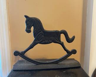 R131 - $35. Cast Iron Door Stop Decor.