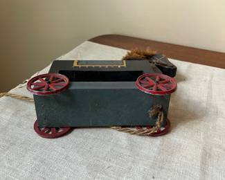 R69 - $45. Pull Horse Toy with metal wheels.