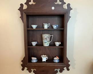 R146 - $25. Wooden Wall Shelf.