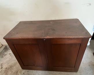 R71 - $65. Wooden Letter Sorter Cabinet.