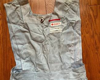 R96 - $40. Red Cross Volunteer Uniform Dress. Small Size.