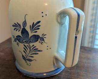 R36 - $10. Delft Style Candle Holder. Can be mounted on wall.