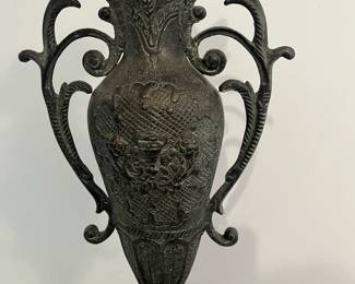 R53 - $25. Decorative Metal Urn.