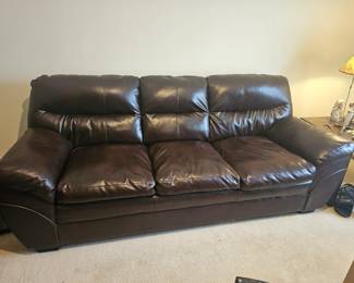 Leather couch 