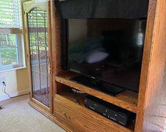Entertainment Center 
62 wide x 54 tall x 22 1/2 deep