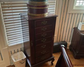 Tall jewelry chest
