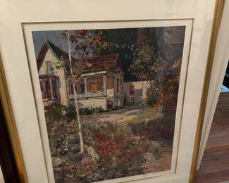 Large selection of framed prints, paintings, and photos