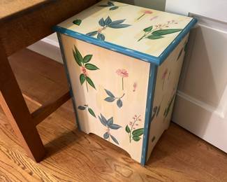 Suite of hand painted furniture.