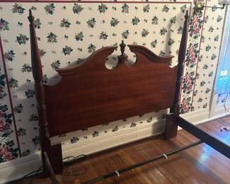 Four poster cherry bed