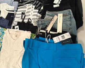 New with tags T-shirts, shorts, and pants