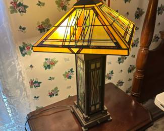 Tiffany-style lamp