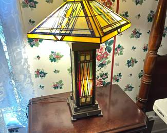 Tiffany-style lamp